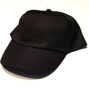 NWT Plain Black Cap